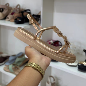 Sandália Dakota Flatform Detalhe de Flor Y7751