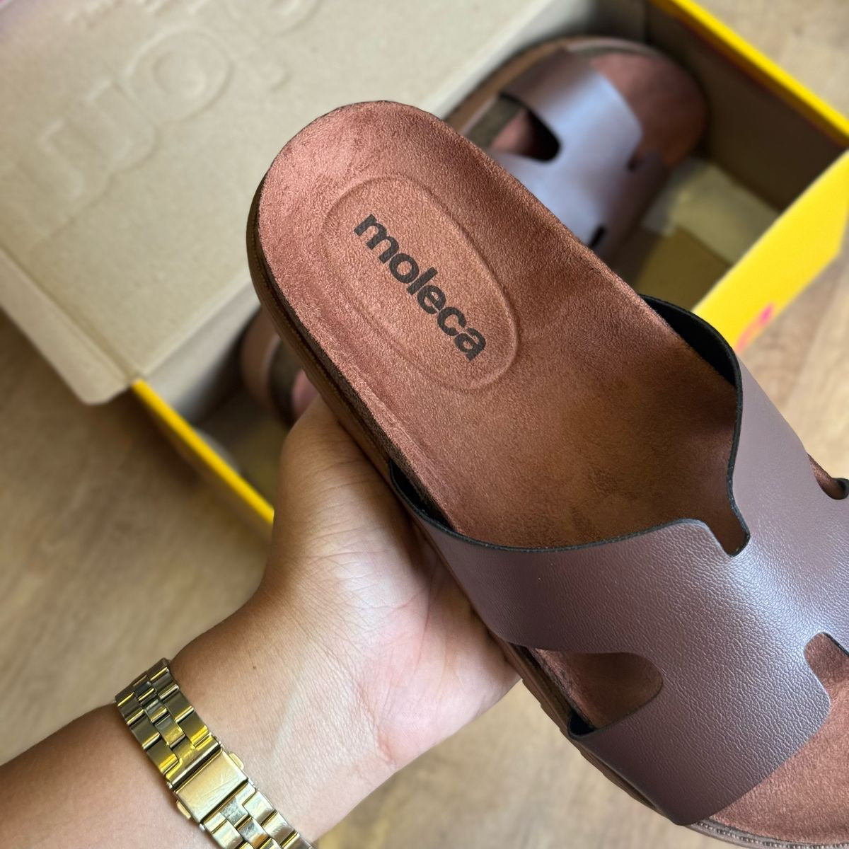 Sandália Moleca Tamanco Plataforma 5500.100