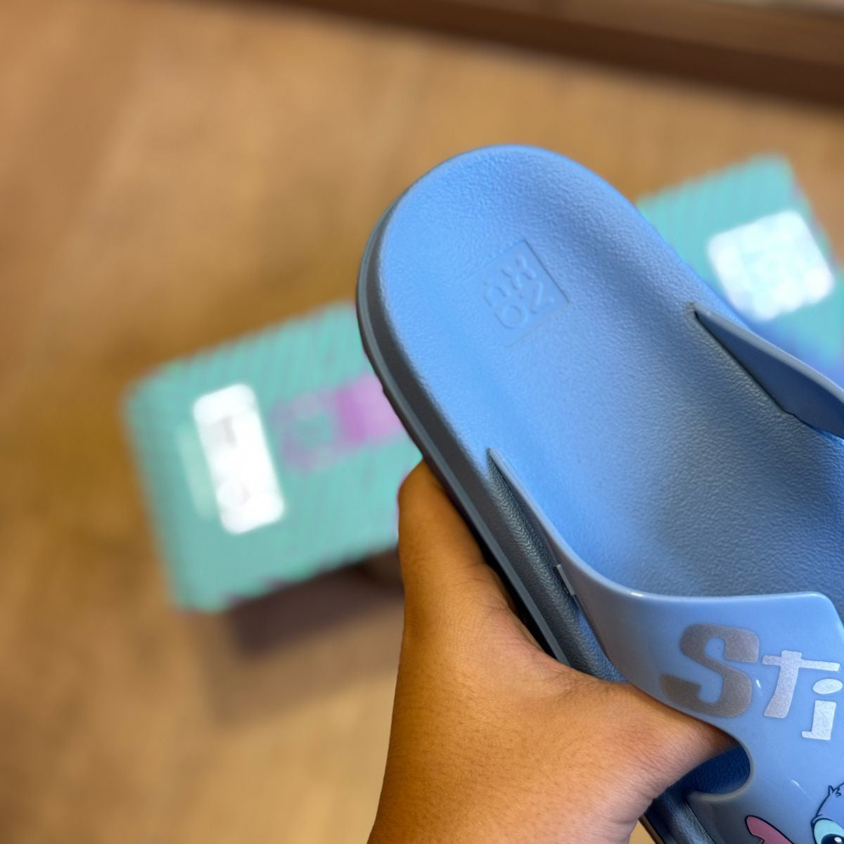 Sandália Zaxy Slide Stitch Disney Daily 19169