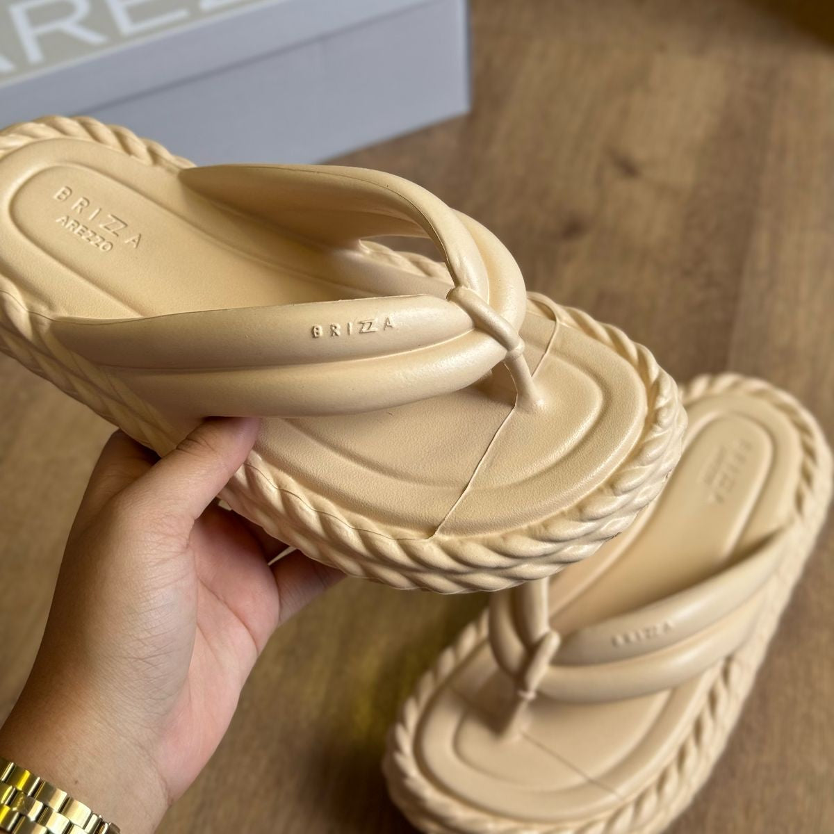 Sandália Arezzo  Flatform Marrocos Bold Z191360001