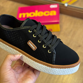 Tênis Moleca Perfuros Casual 5712.205