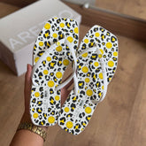 Chinelo de Dedo Arezzo Square Print Smiley Z190270200