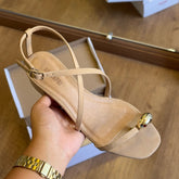 Sandália AnaCapri Detalhe Dourado Tiras Finas C30489009