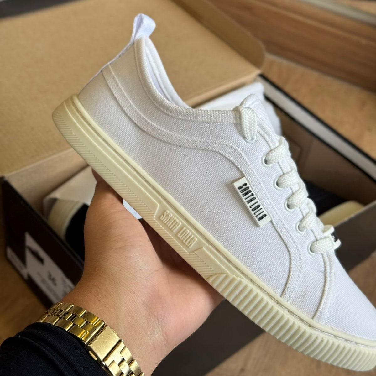 Tênis Santa Lolla Lona Sol 0896.4EDB.036D