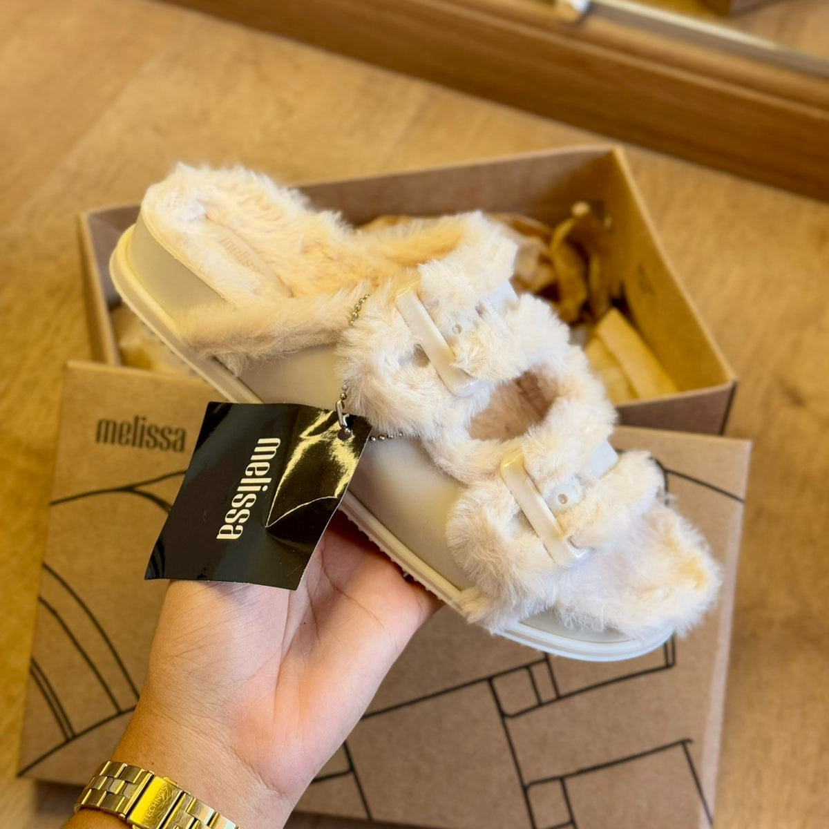 Sandália Melissa Cozy Slide Warm 36173