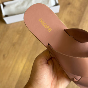 Rasteira Ana Capri Tiras Cruzadas C300140004