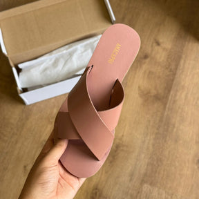 Rasteira Ana Capri Tiras Cruzadas C300140004