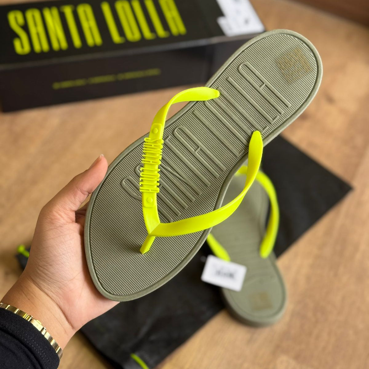 Chinelo Santa Lolla Flip Flop Borracha 086A.4C47.0016