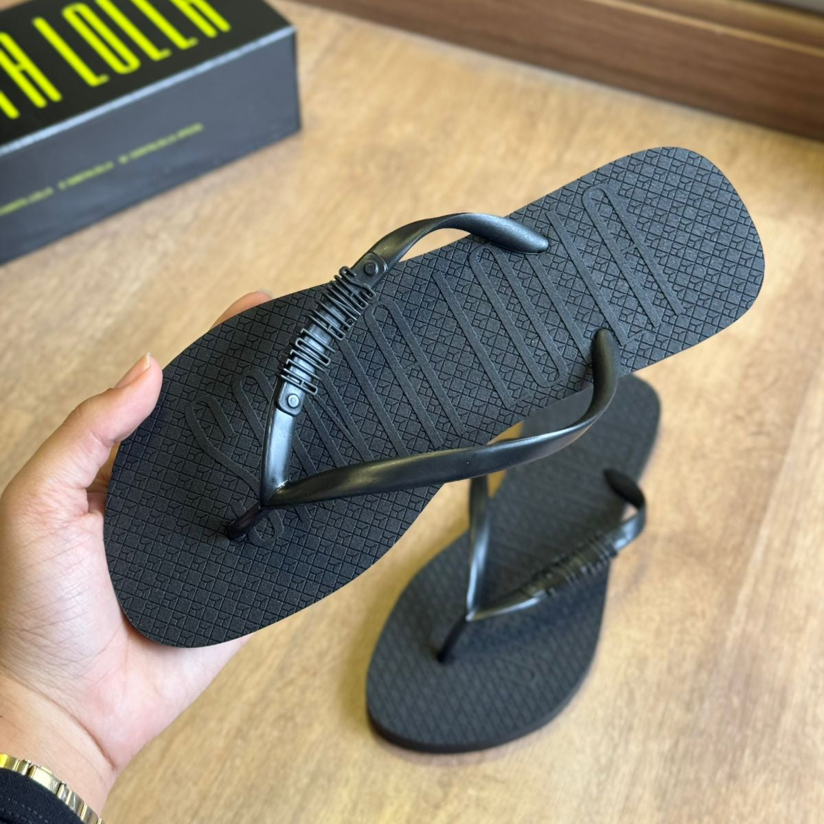 Chinelo Santa Lolla Flip Flop Borracha Tag 0483.2AA3.0016