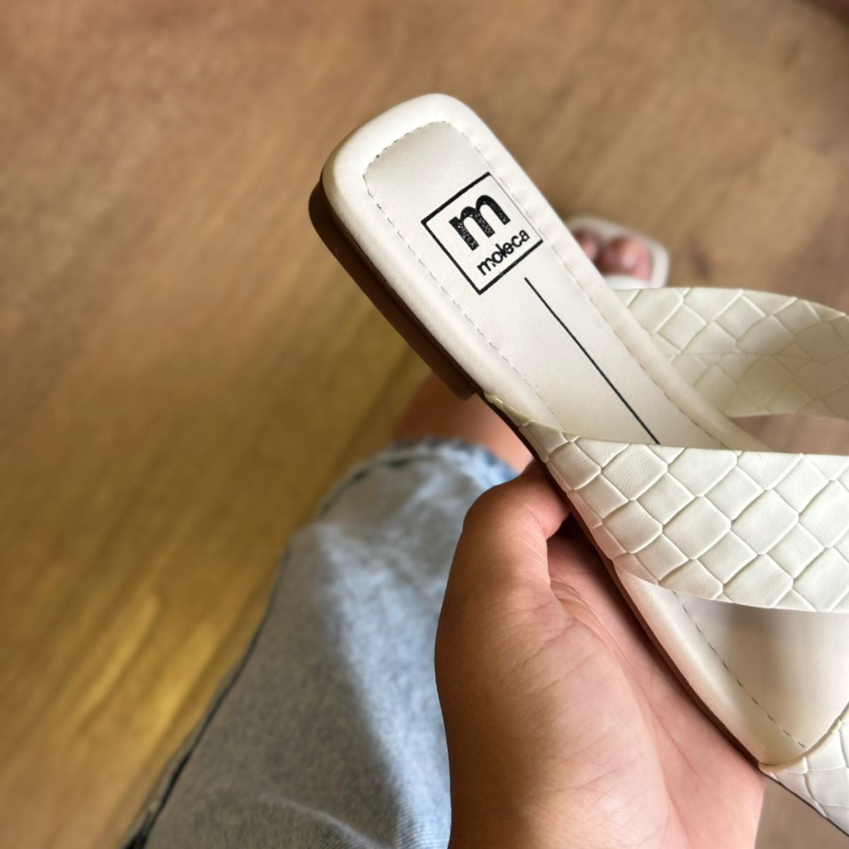 Sandália Moleca Rasteira X 5462.141