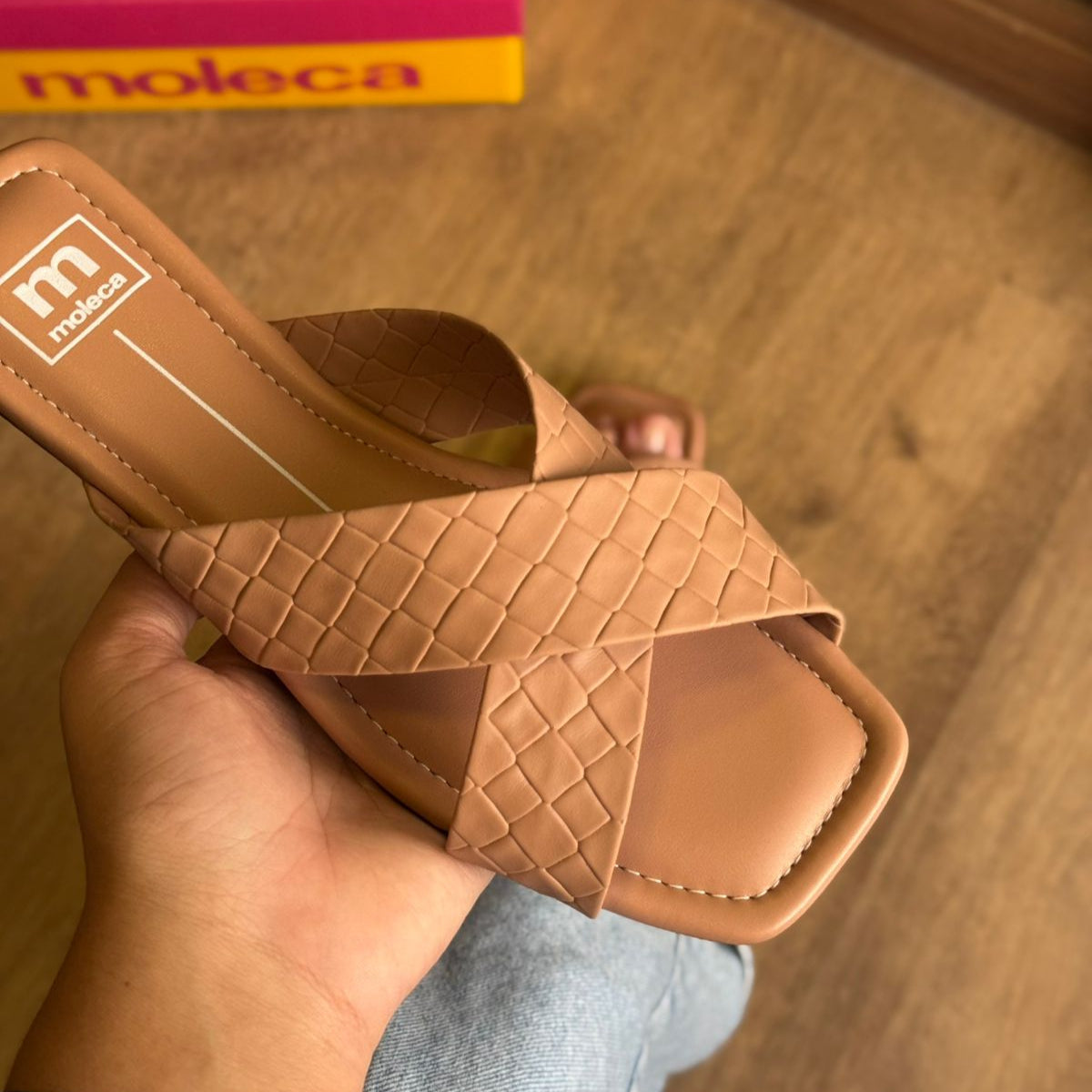 Sandália Moleca Rasteira X 5462.141