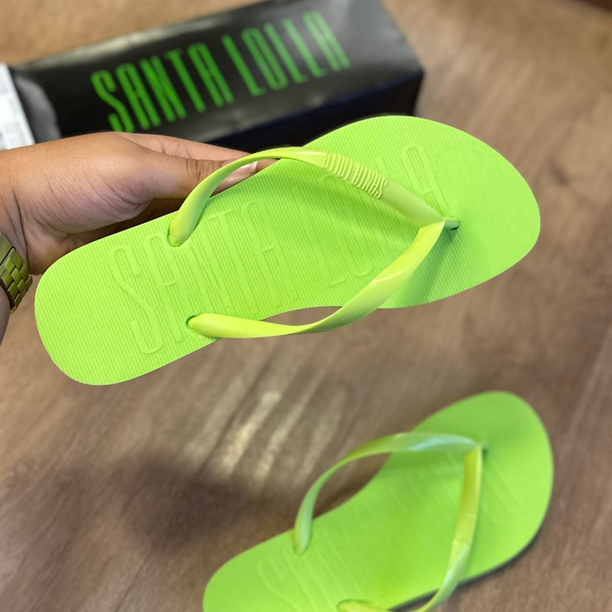 Chinelo Santa lolla Flip Flop Borracha 06BC.3E59.0016