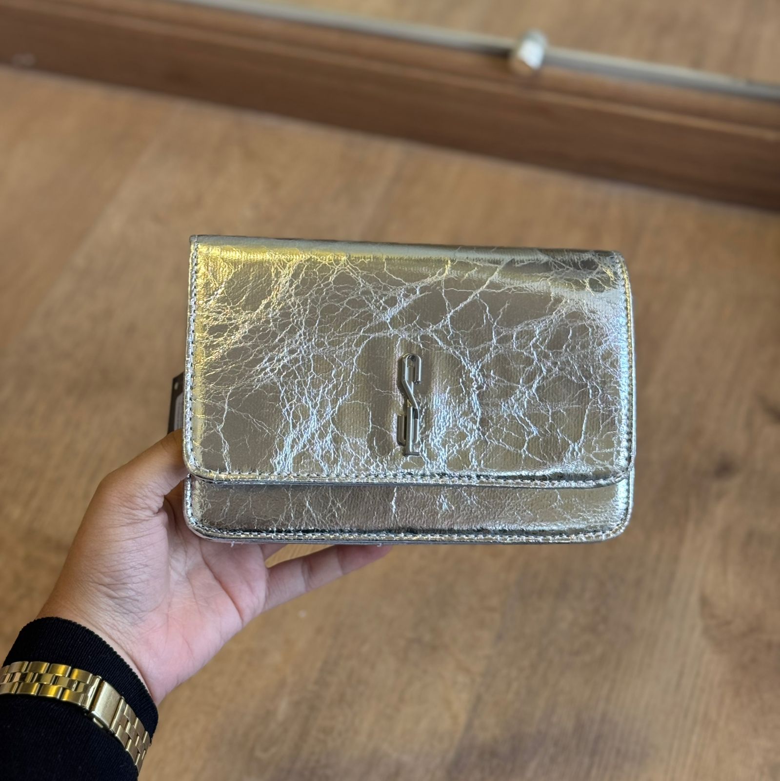 Bolsa Santa Lolla Metal Crinkle e Soft 0470.4BD2