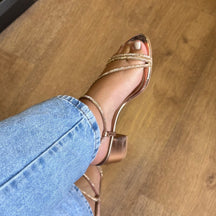 Salto Vizzano Bloco Tiras com Strass 6291.1175.28193