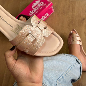 Rasteira Dakota Croco Y9551