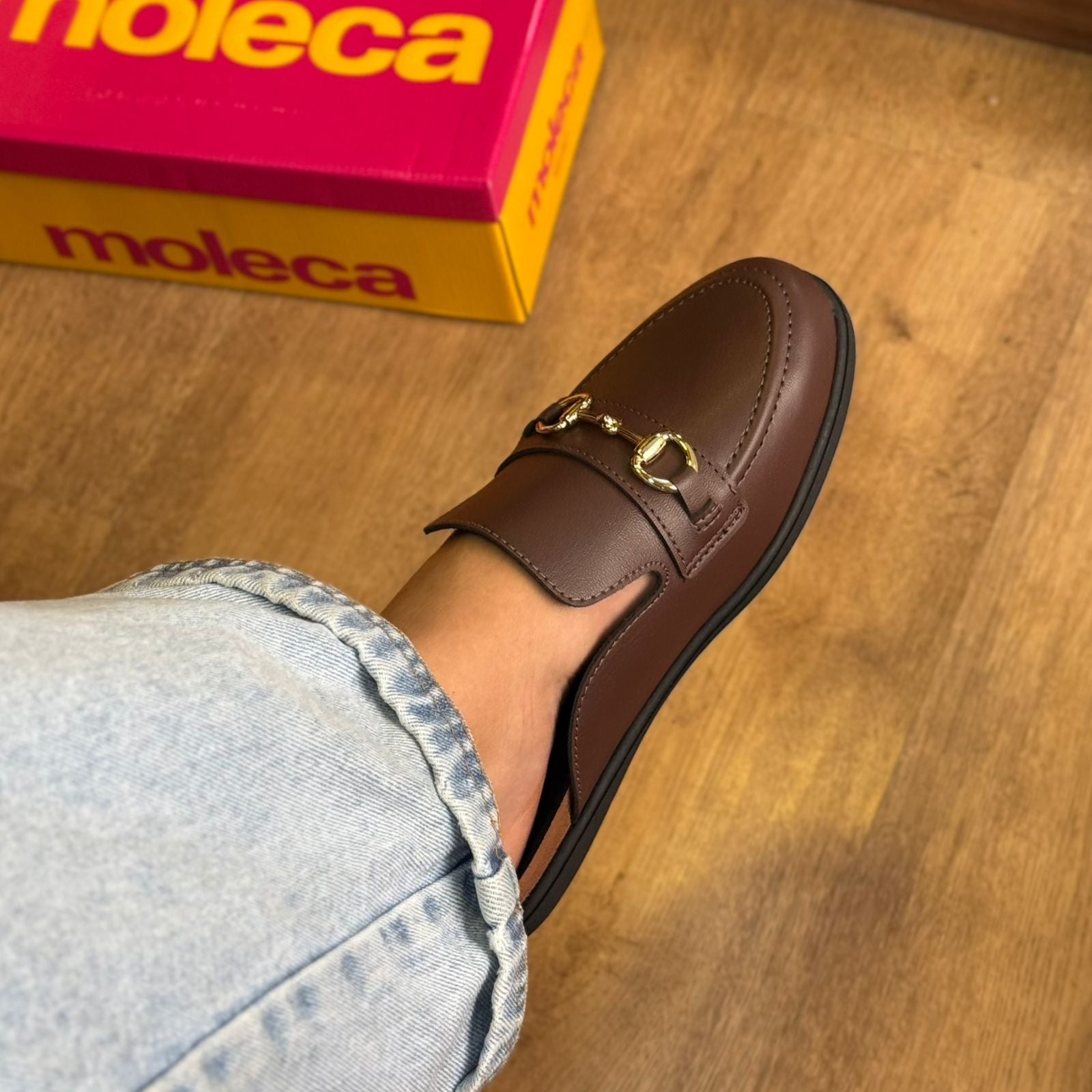 Mule Moleca Nó Dourado 5826.101