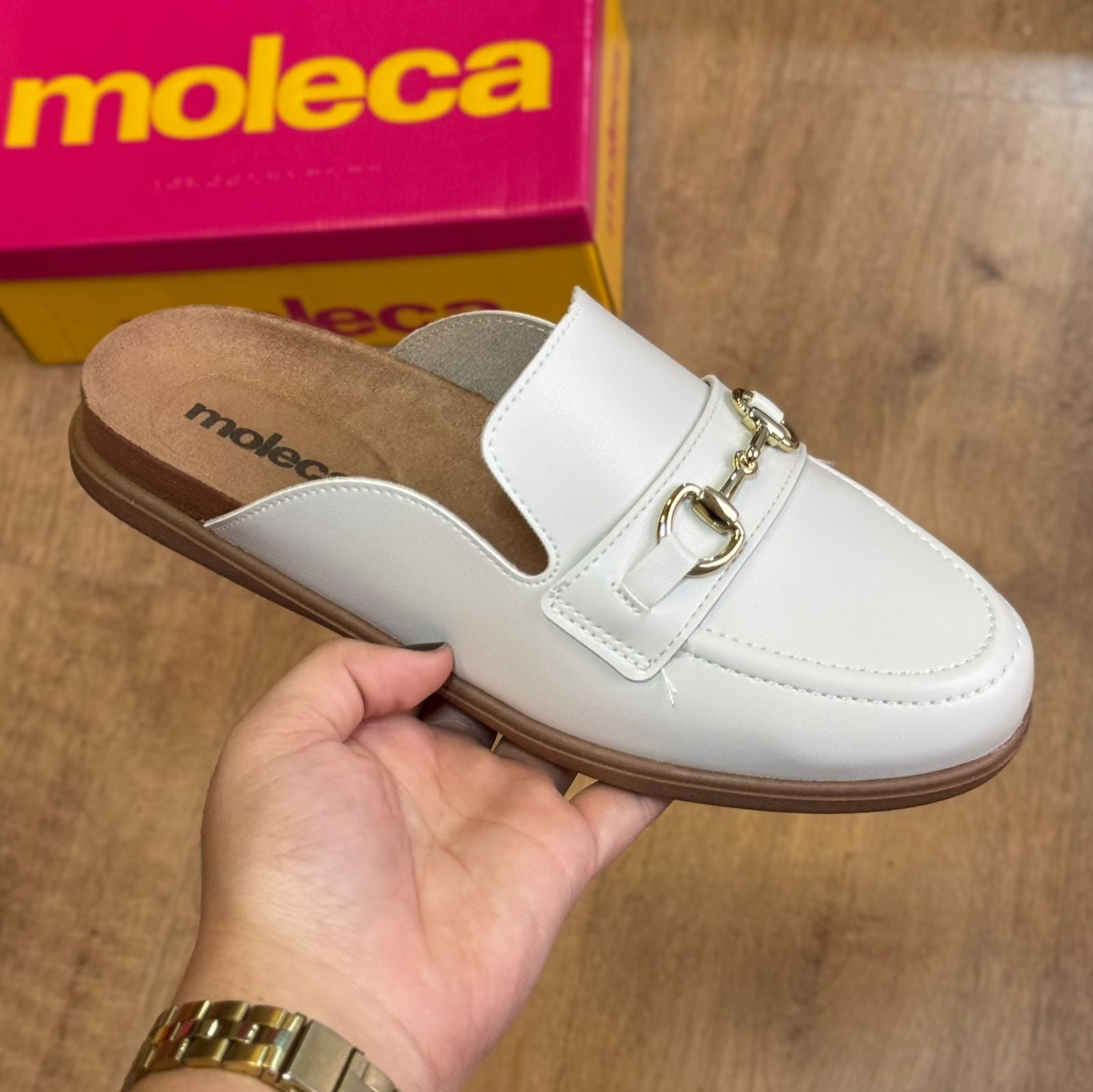 Mule Moleca Nó Dourado 5826.101