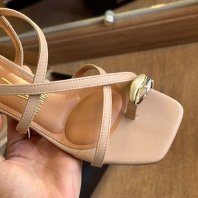 Sandália Vizzano Detalhe Dourado no Dedo 6454.123