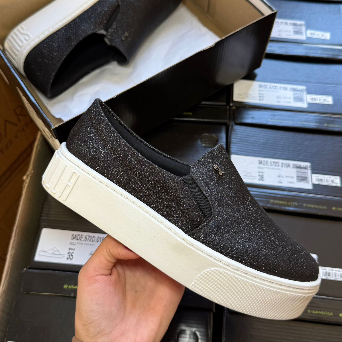 Tênis Santa Lolla Slip On Flatform 038F.11E4