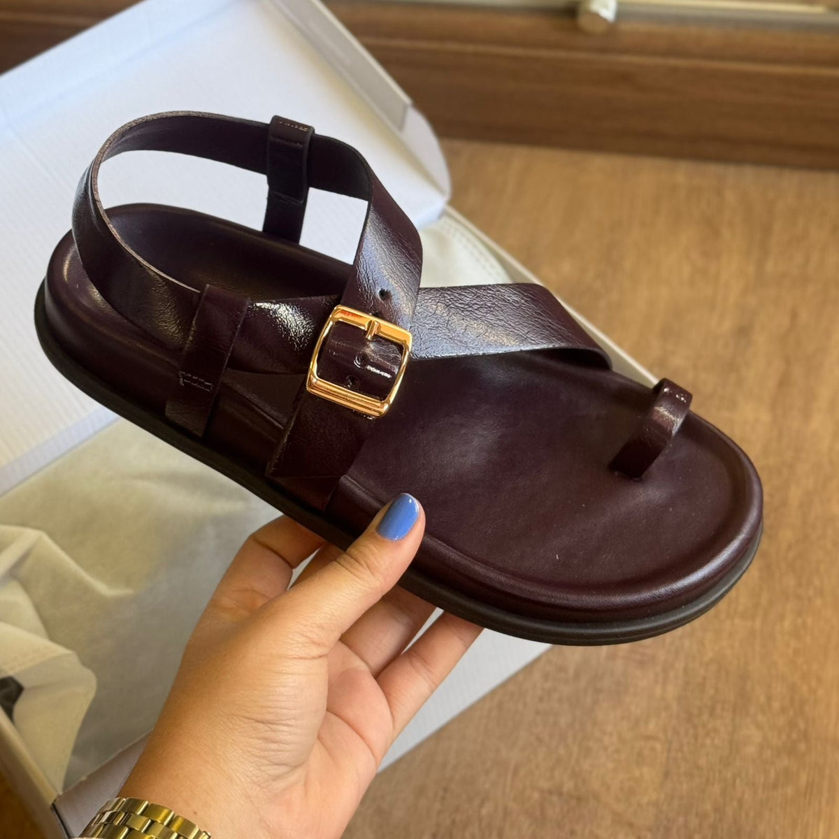 Sandália Arezzo Papete Tira Dedeira A135550050