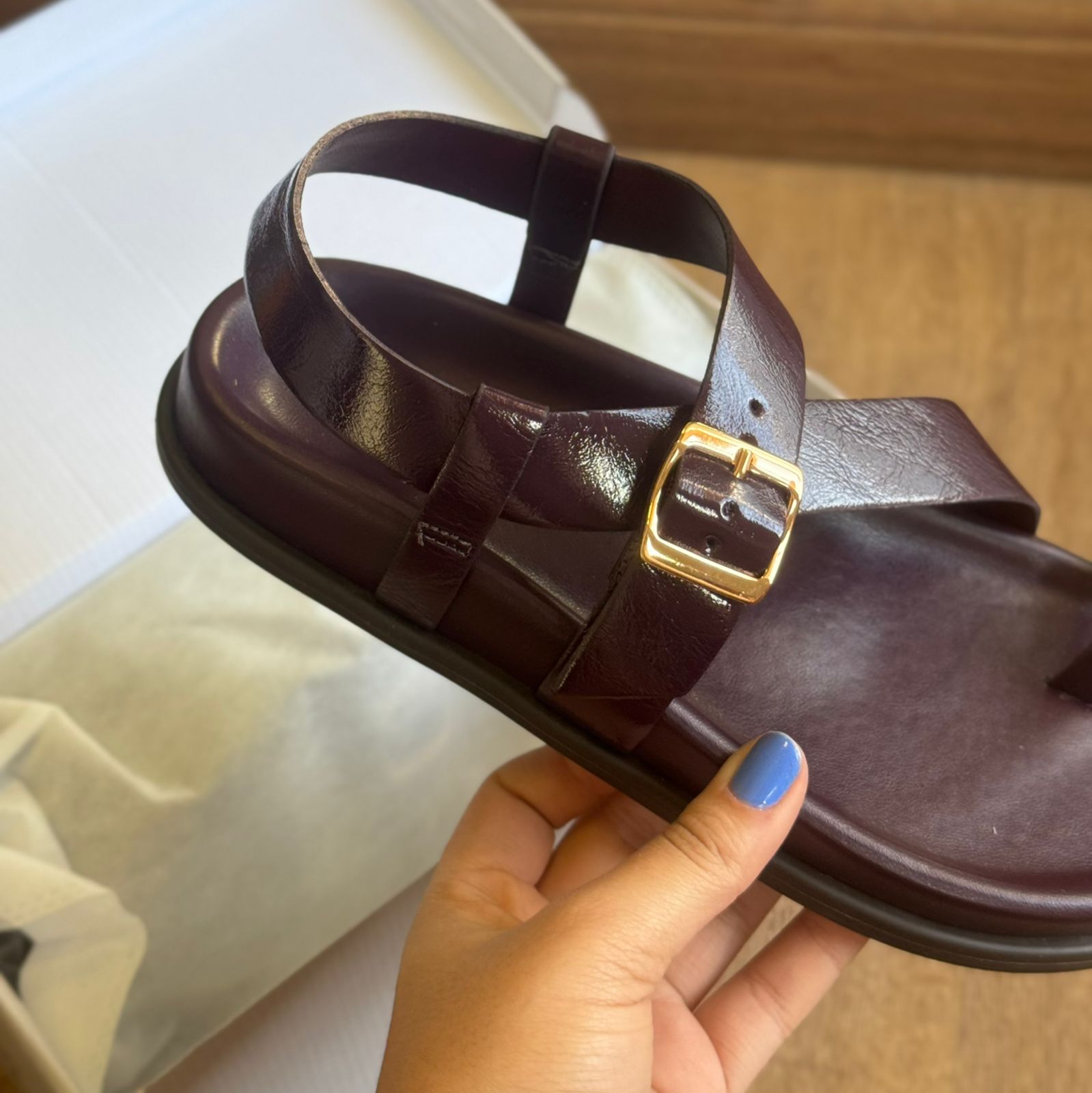 Sandália Arezzo Papete Tira Dedeira A135550050