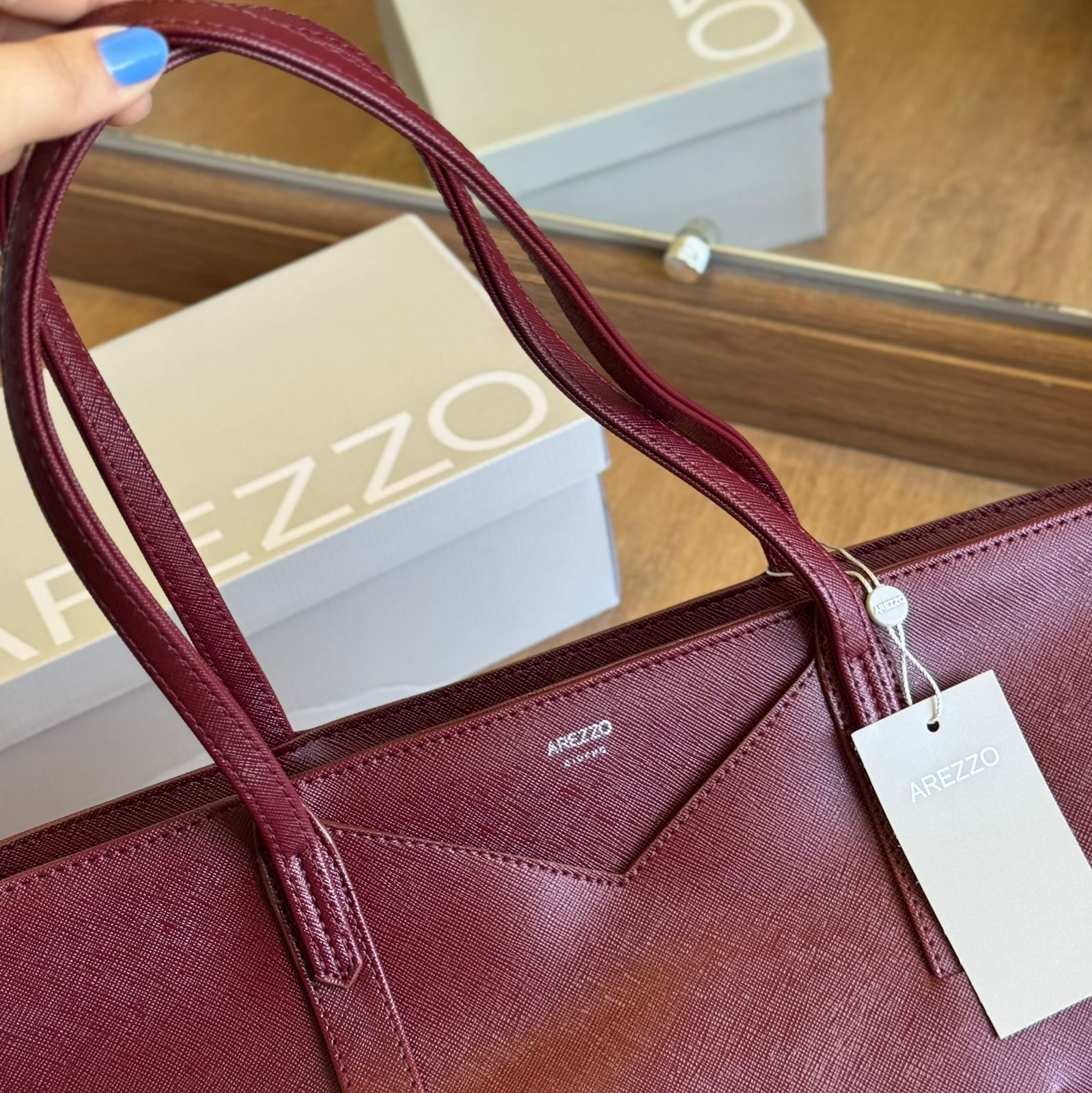 Bolsa Arezzo Shopping Grande Tiras Capa A500230614