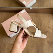 Sandália Salto Modare Pedra Central  7172.127