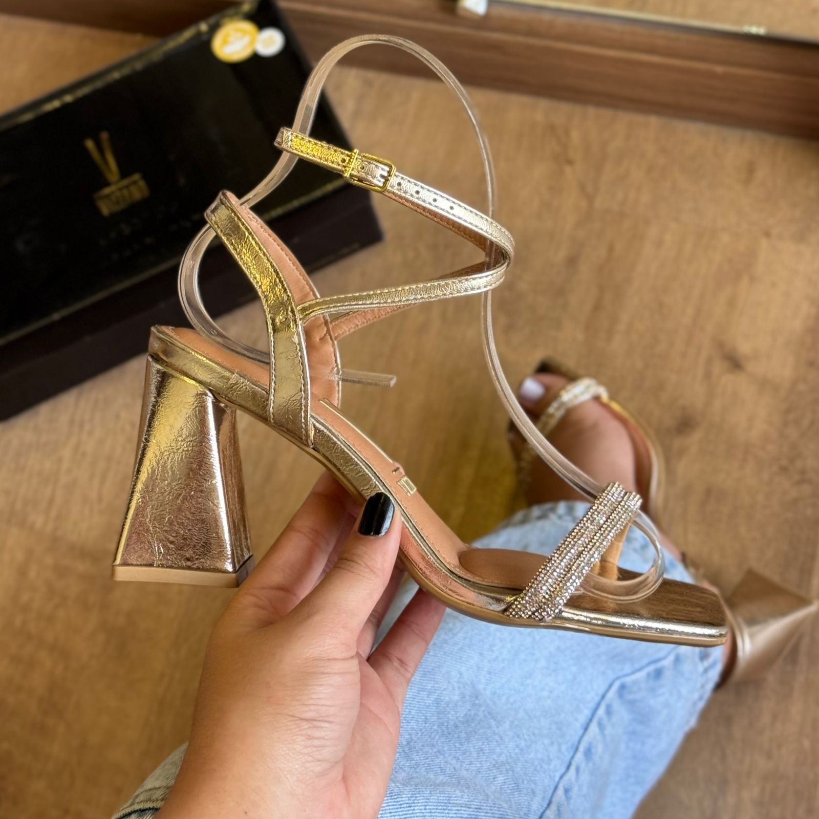 Sandália Salto Vizzano Casual 6464.145