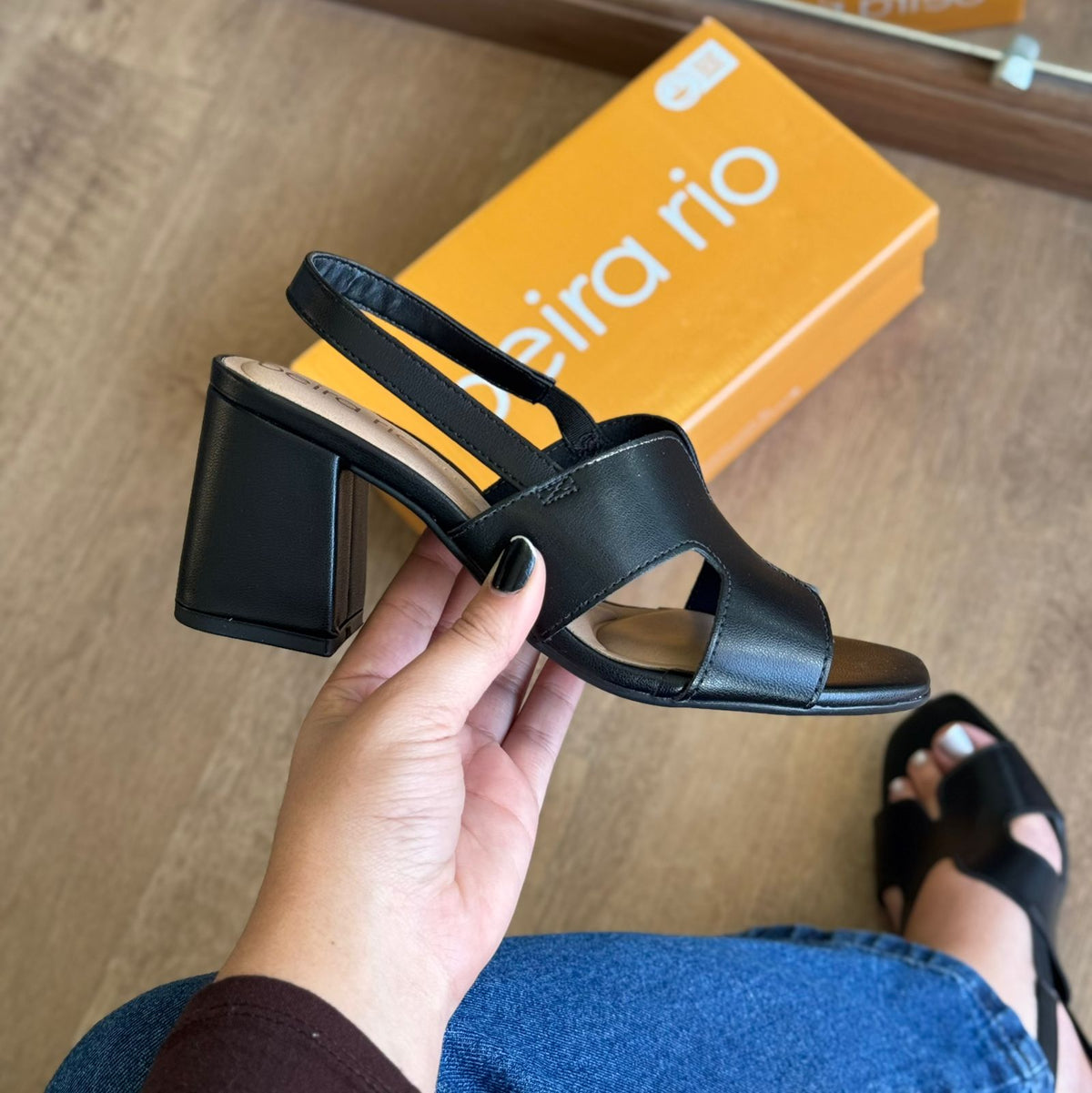 Sandália Salto Beira Rio Casual 8436.231