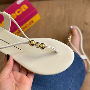 Sandália Moleca Rasteira Casual 5557.101