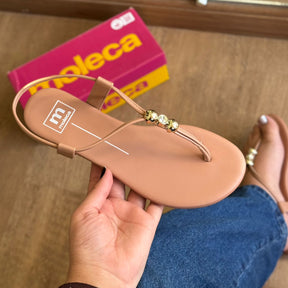 Sandália Moleca Rasteira Casual 5557.101