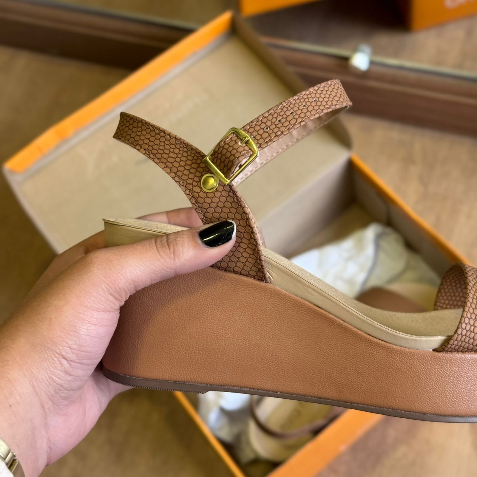 Sandália Salto Beira Rio Casual 8407.135