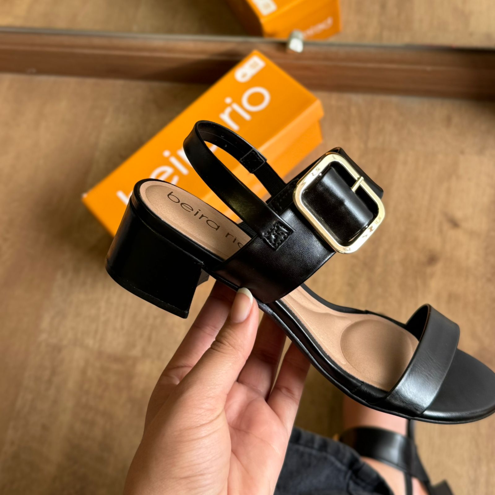 Sandália Detalhe Fivela Beira Rio 8345.644