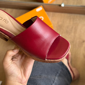 Sandália Beira Rio Salto Bloco Slide 8517.108