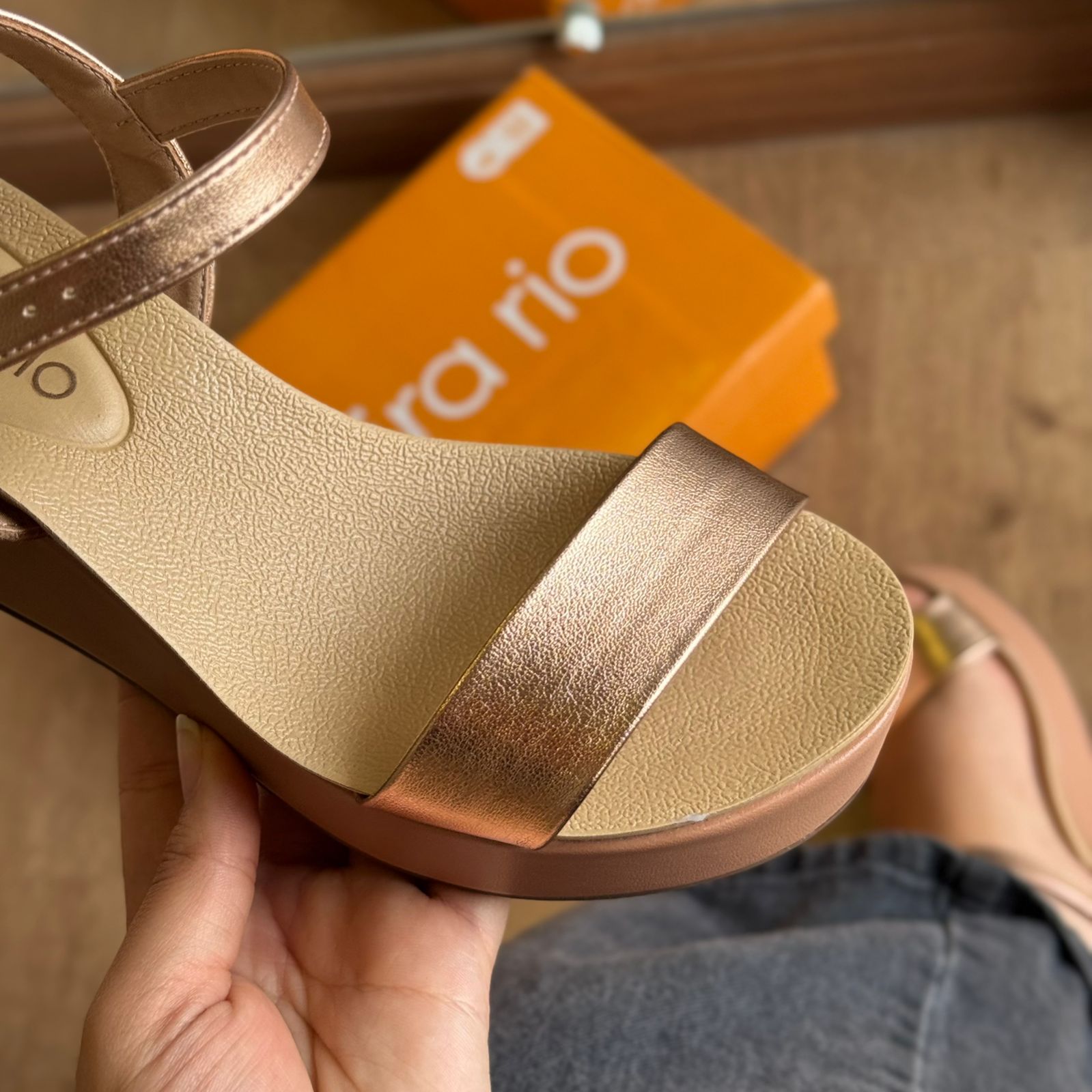 Sandália Salto Beira Rio Casual 8407.135