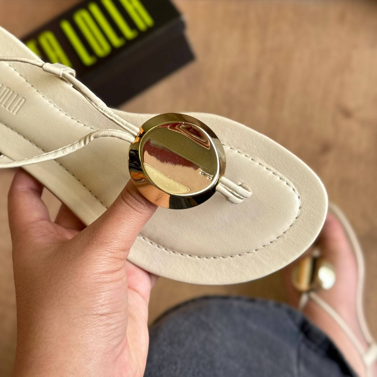 Sandália Rasteira Santa Lolla 07D2.54A2.0300