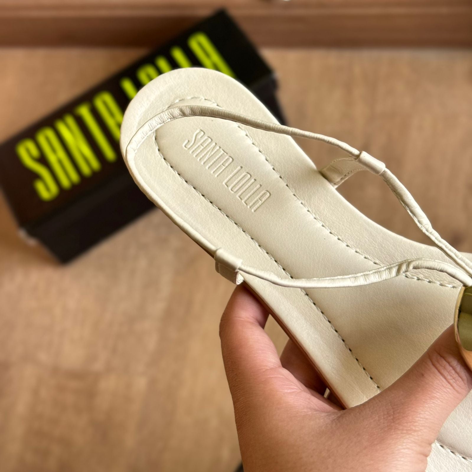 Sandália Rasteira Santa Lolla 07D2.54A2.0300