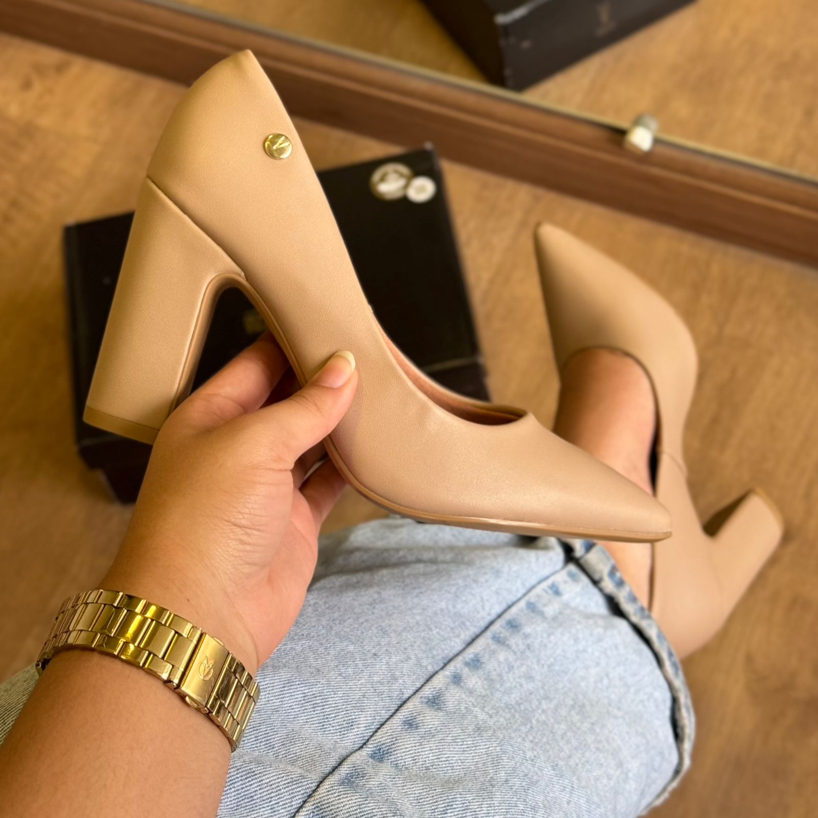 Scarpin Vizzano Salto Bloco 1285.400