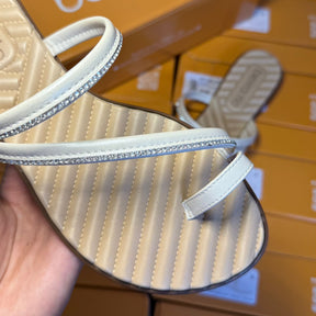 Sandália Beira Rio Rasteira Strass 8519.117