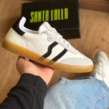 Tênis Santa Lolla Camurça Recortes 056D.4C9C.035A