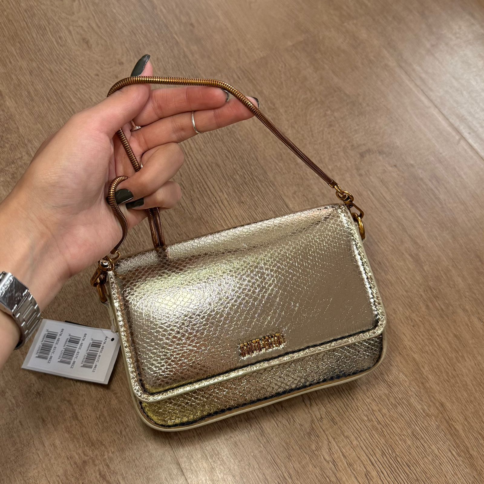 Bolsa Santa Lolla Baguete Floater Alça Trança 0470.4B5E