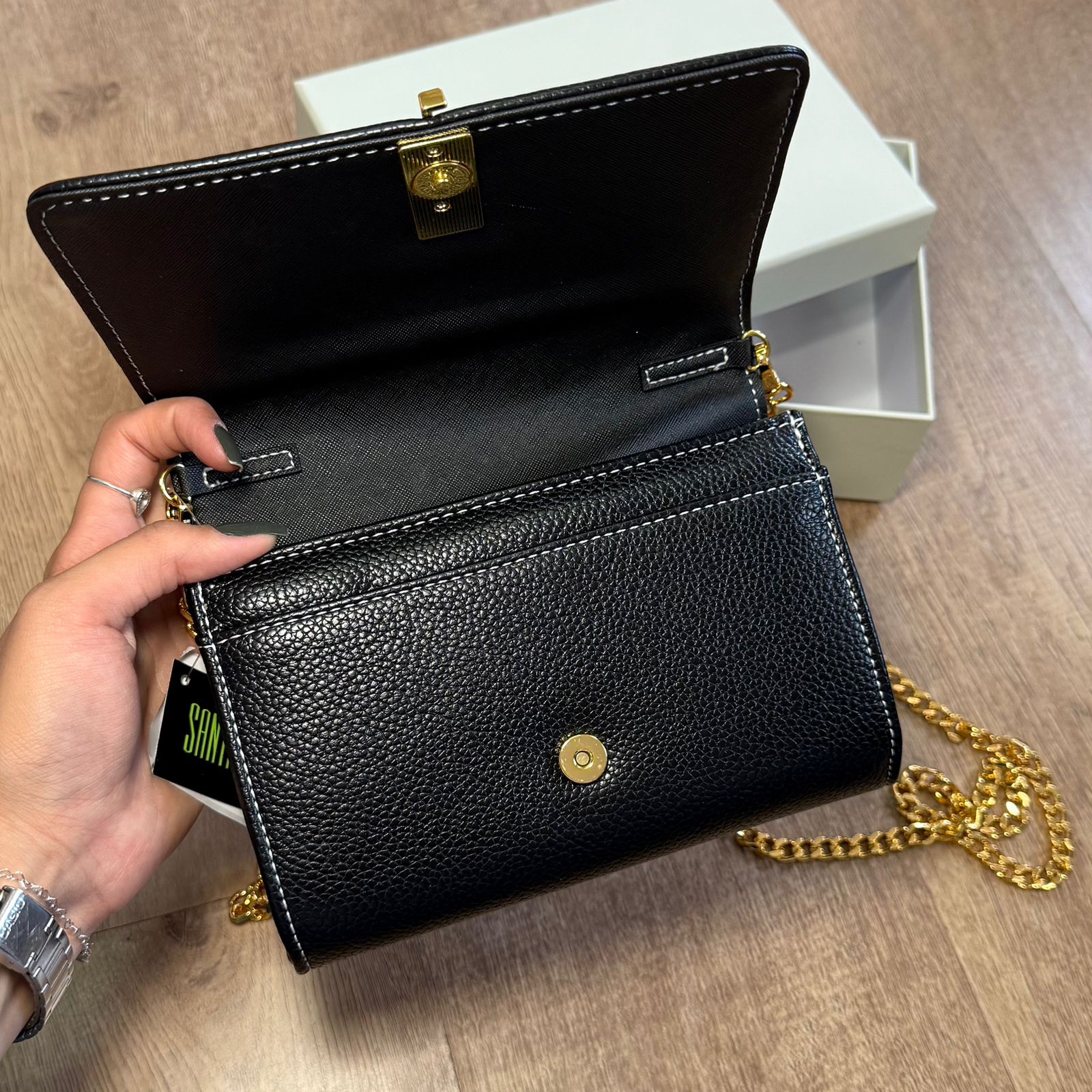 Bolsa Santa Lolla Carteira Alça Corrente Transversal  0471.4BE3