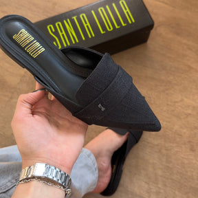 Mule Santa Lolla Linho Copacabana Bico Fino 00DA.154E.02F0