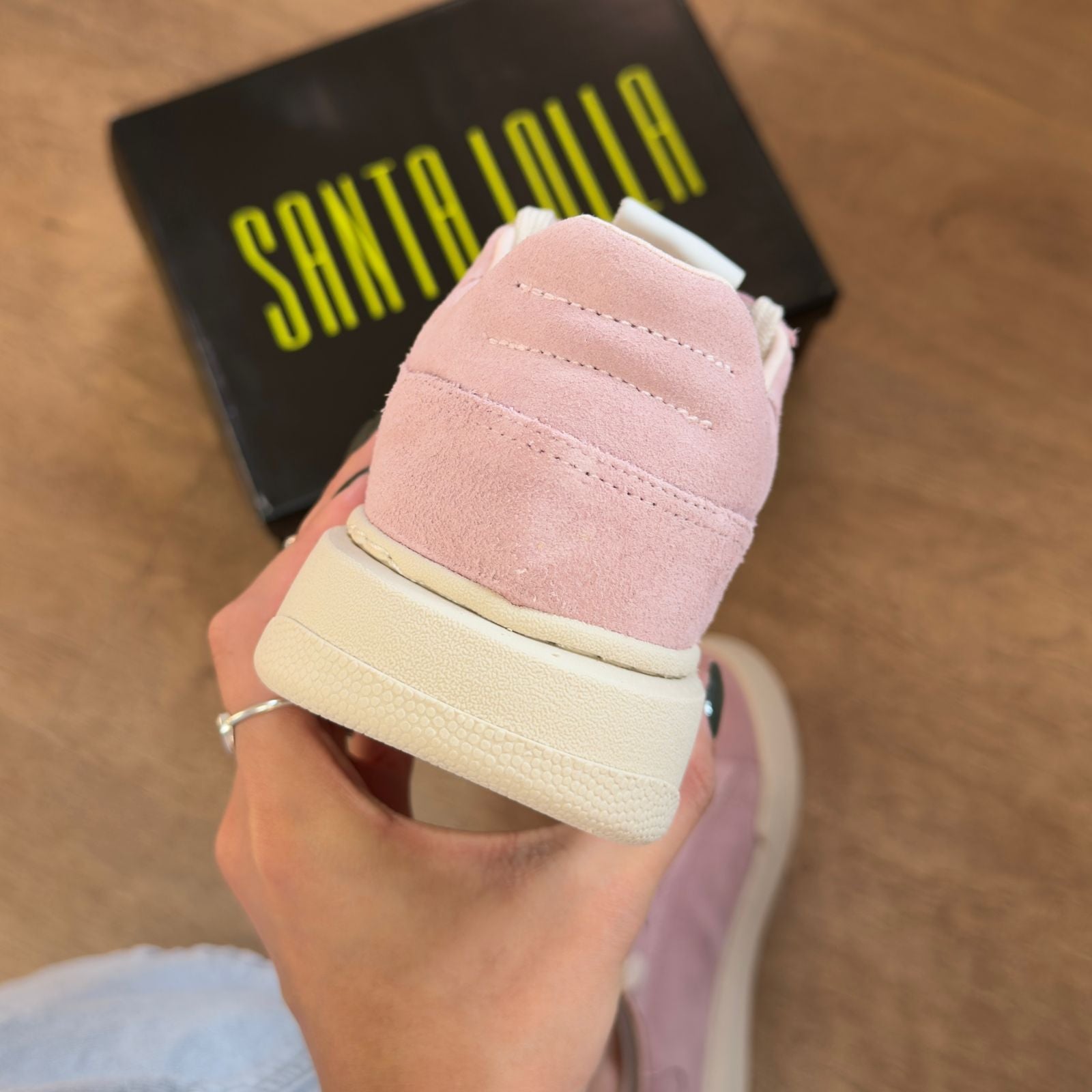 Tênis Santa Lolla Couro Camurça 094A.581A.035A