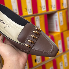 Sapatilha Moleca Pontilhado Dourado 5821.106