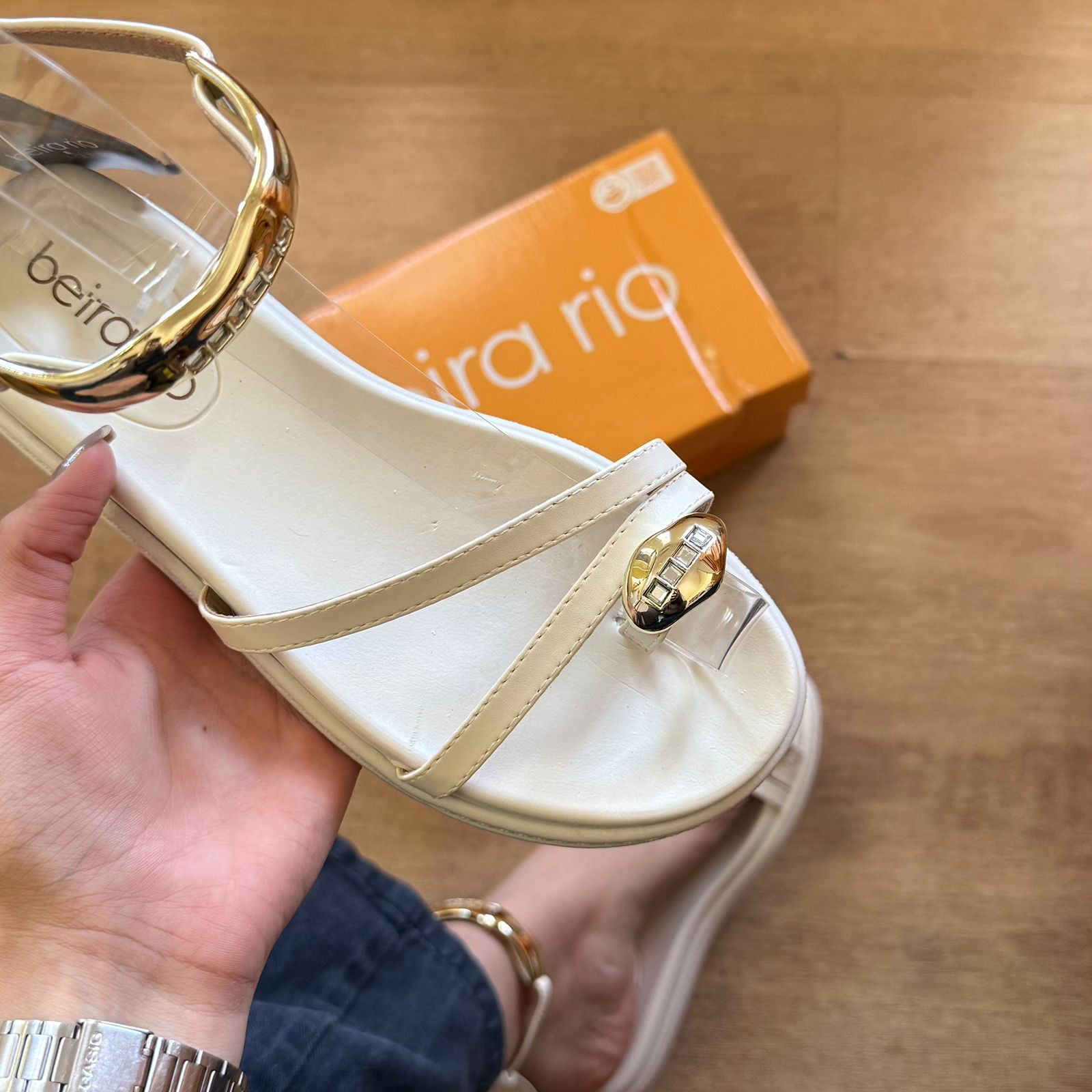 Sandália Beira Rio Rasteira Collab Camila Queiroz 8513.120