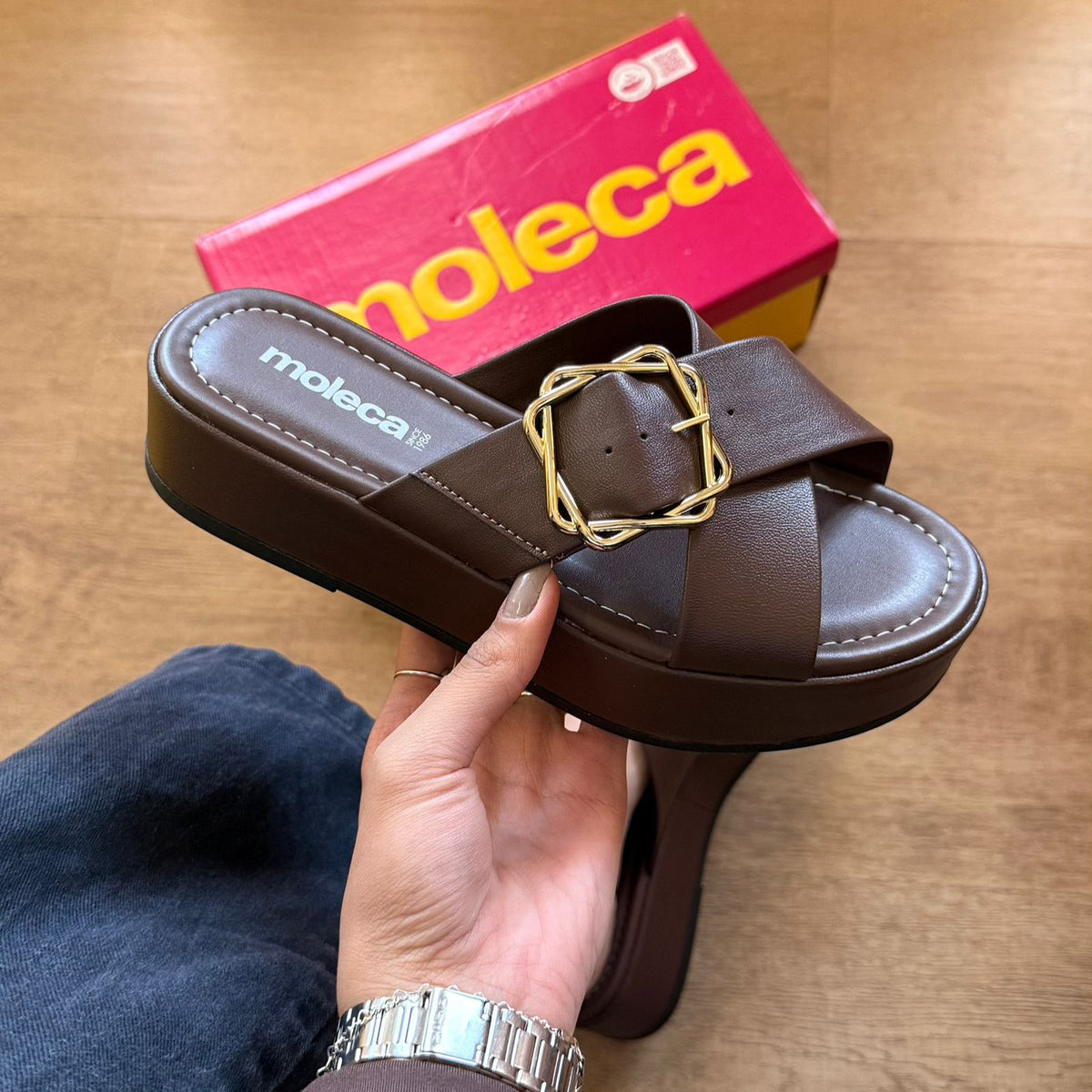 Sandália Moleca Detalhe Fino na Tira 5553.101.9569 - Soft