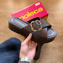 Sandália Moleca Detalhe Fino na Tira 5553.101.9569 - Soft