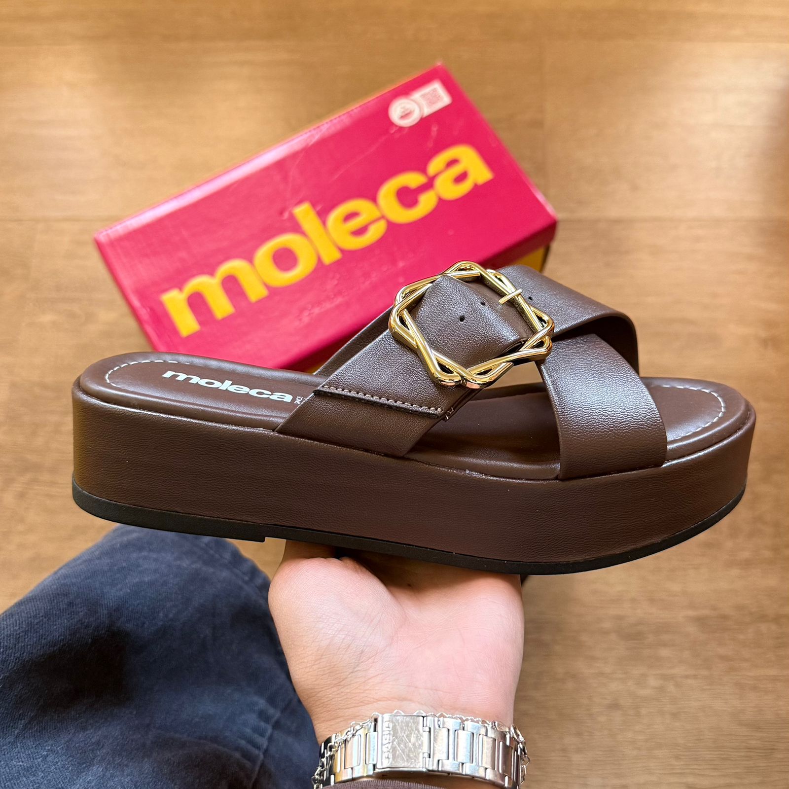 Sandália Moleca Detalhe Fino na Tira 5553.101.9569 - Soft