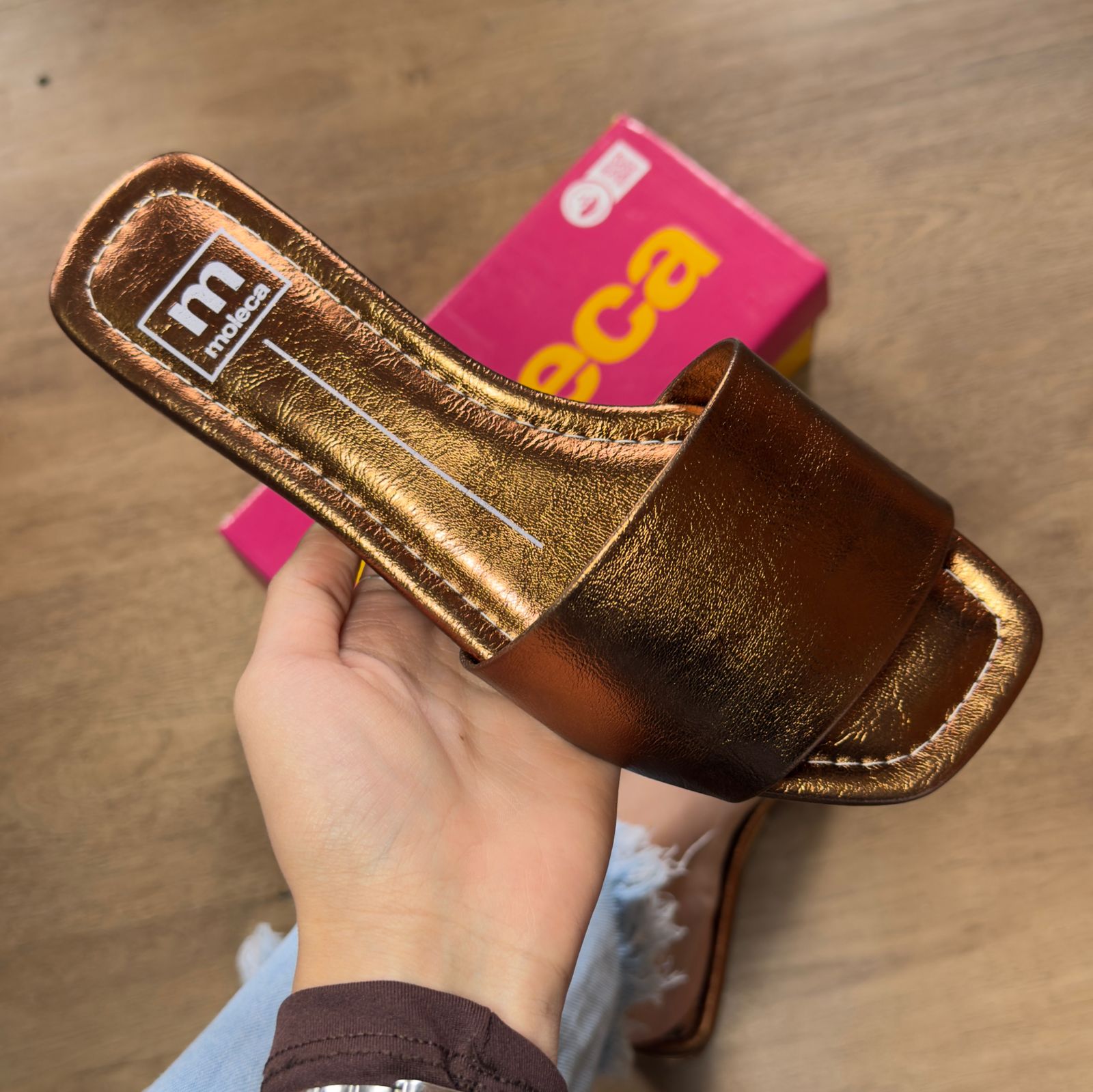 Sandália Moleca Rasteira Slide 5559.100